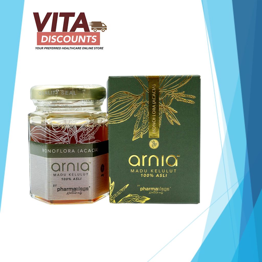 Arnia Monoflora Acacia Madu Kelulut 100% Asli (60g)