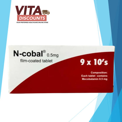 N-Cobal 0.5mg Tabs (90's) [Exp 07/2027]