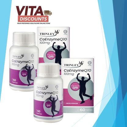 Trinley Coenzyme Q10 100mg Vcaps (120's) [Exp 07/2028]