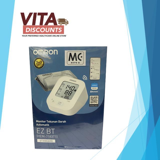 Omron Automatic Bp Monitor Ez Bt Hem-7183TI