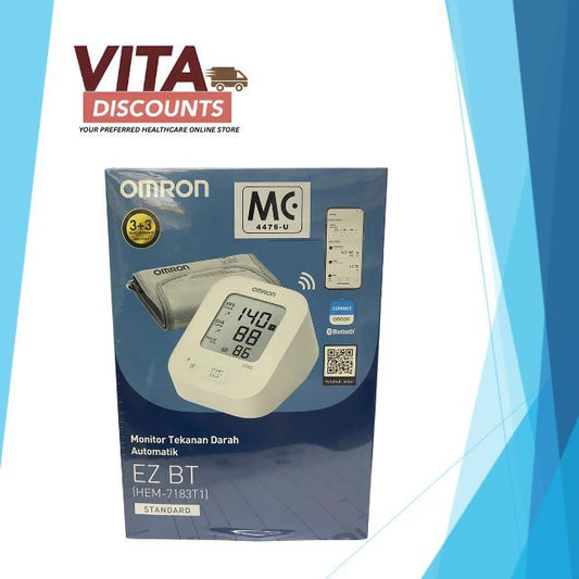 Omron Automatic Bp Monitor Ez Bt Hem-7183TI