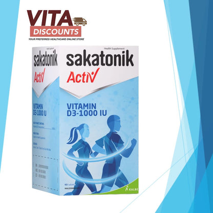 Sakatonik Activ Vitamin D3-1000Iu Tabs (90's)