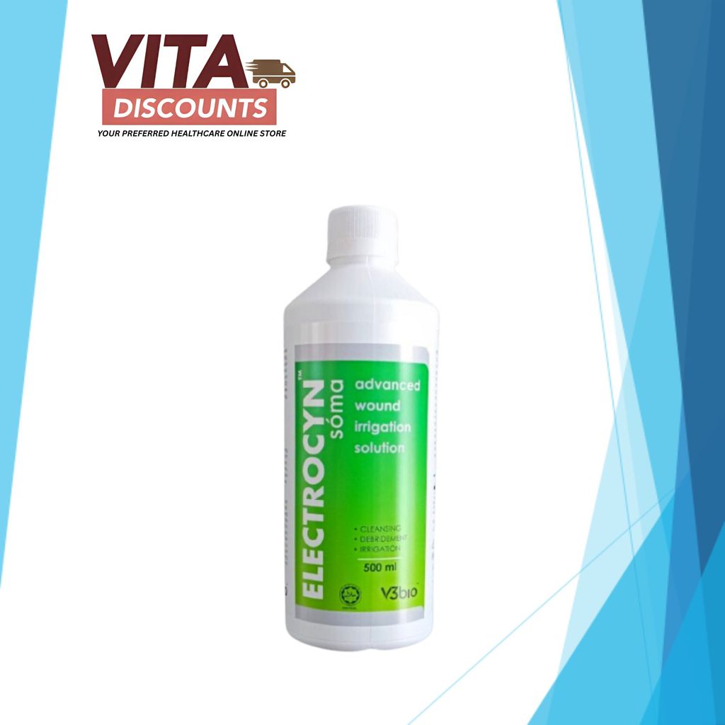 V3Bio Electrocyn Soma Advanced Wound Management Solution (500ml) [Exp 08/2027]