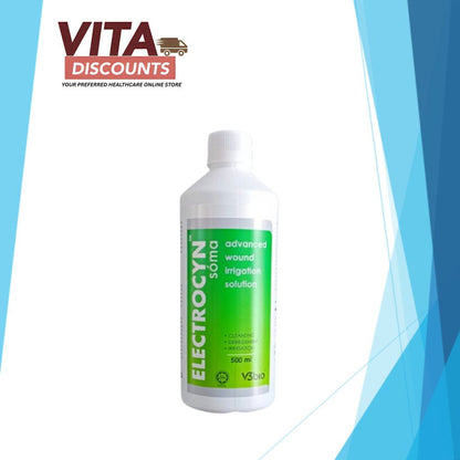 V3Bio Electrocyn Soma Advanced Wound Management Solution (500ml) [Exp 08/2027]