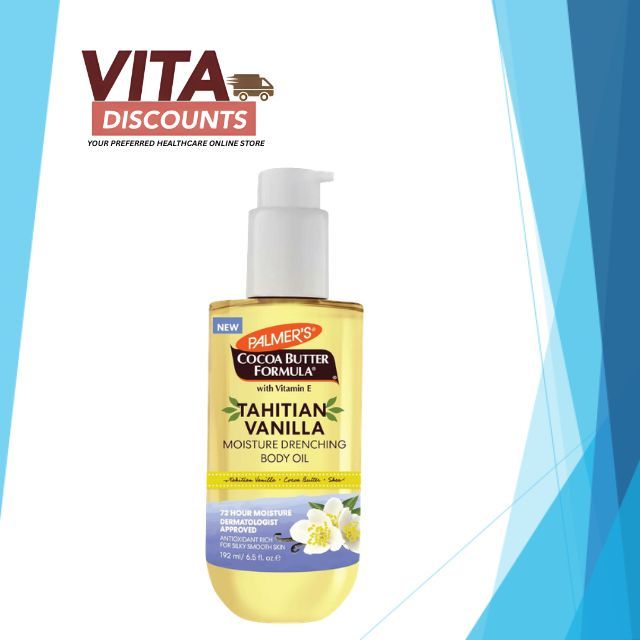 Palmer's Cocoa Butter Formula With Vitamin E Tahitian Vanilla Body Oil (192ML) [Exp 12/2030]