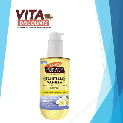 Palmer's Cocoa Butter Formula With Vitamin E Tahitian Vanilla Body Oil (192ML) [Exp 12/2030]