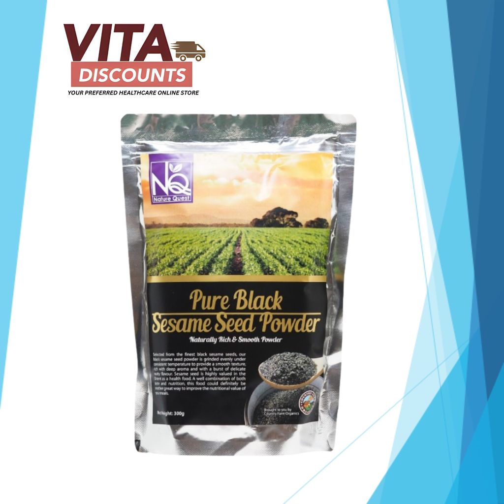 Nature Quest Pure Black Sesame Seed Powder (300g)
