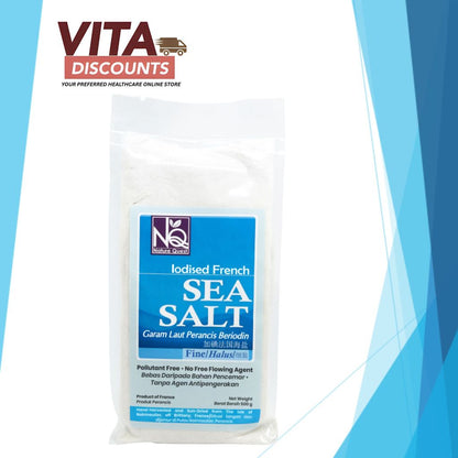 Nature Quest French Sea Salt Fine (500g) [Exp 07/2027]