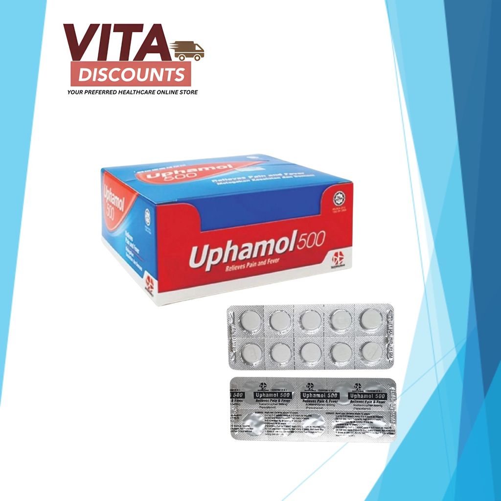 Uphamol 500mg Tabs One Strip (10's) [Exp 03/2027]