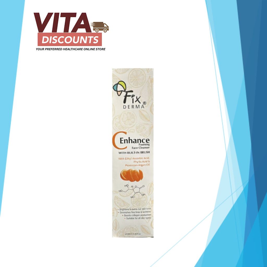 Fix Derma C Enhance Foaming Face Cleanser (100ml) [Exp 02/2028]