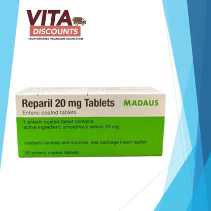 Reparil 20mg Tabs (50's) [Exp 09/2028]