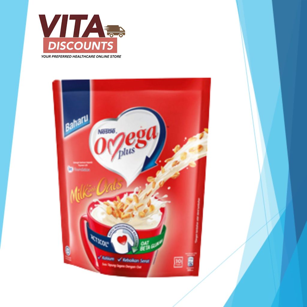Nestle Omega Plus Milk With Oats Powder (42g x 10's)