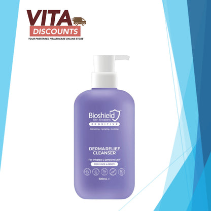 Bioshield Sensitive Dermarelief Cleanser (500ml) [Exp 02/2028]