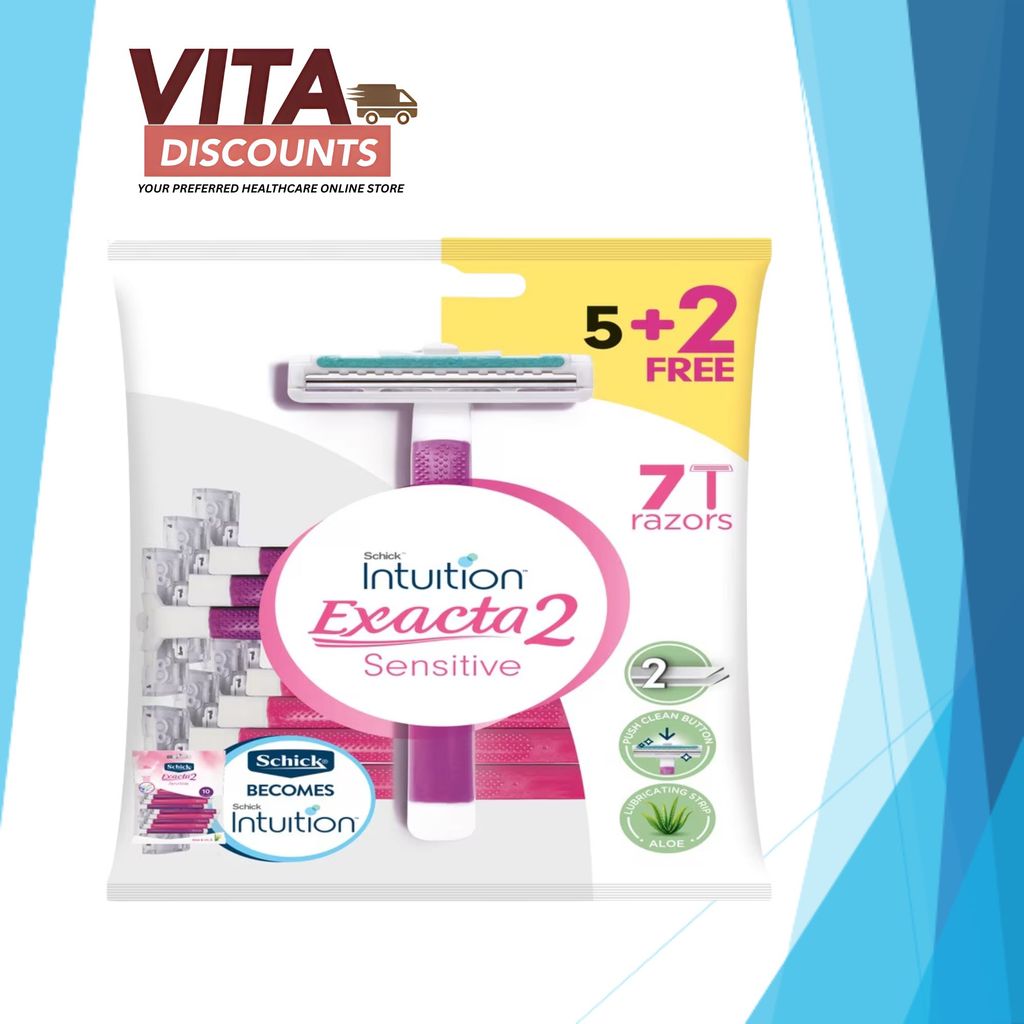 Schick Intuition Exacta 2 Sensitive Women (5 + 2's)