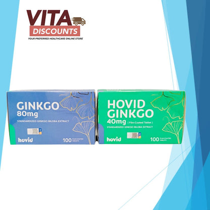 Hovid Ginkgo 40mg/80mg Tabs (100's)