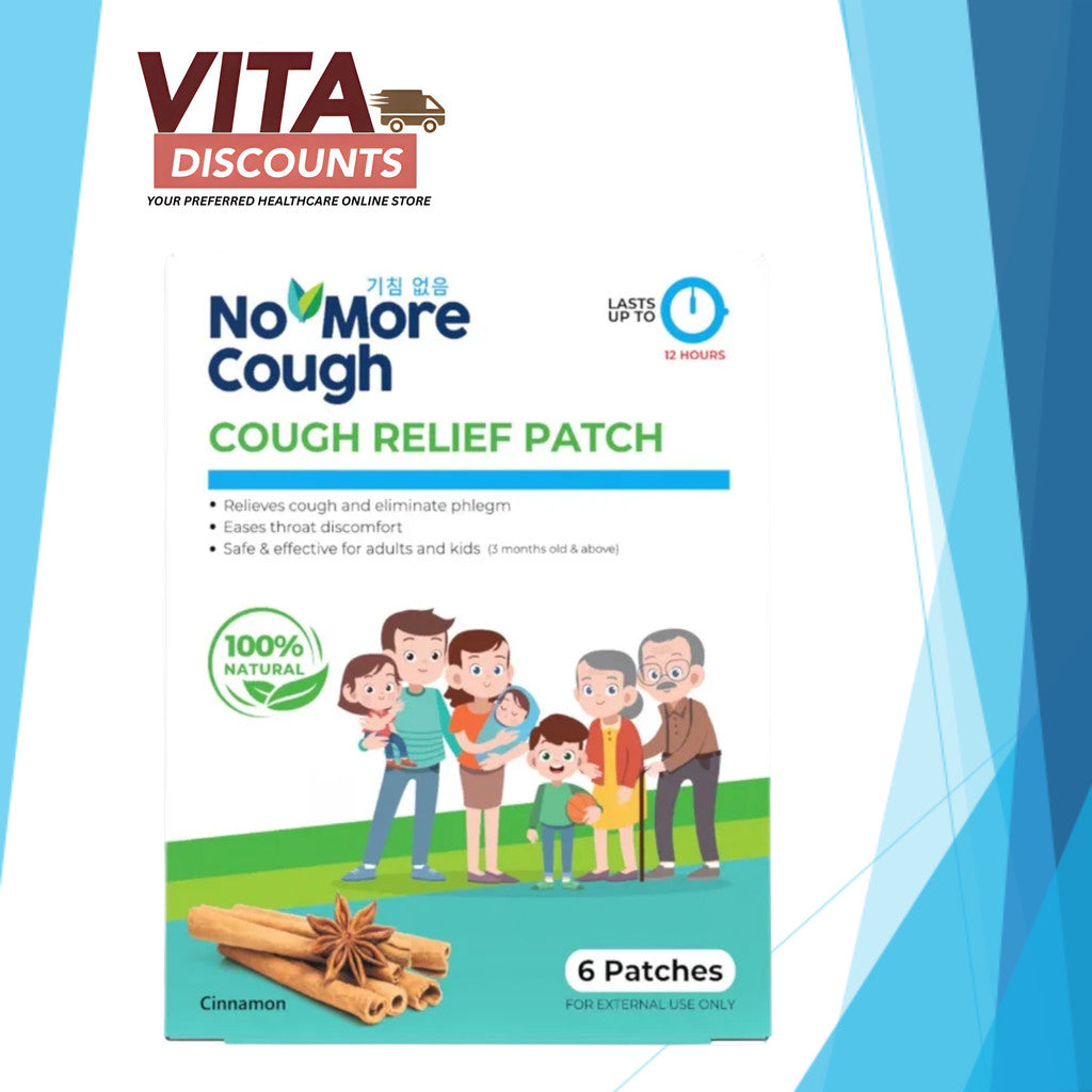 No More Cough Cough Relief Patch Patches (6's) [Exp 11/2028]