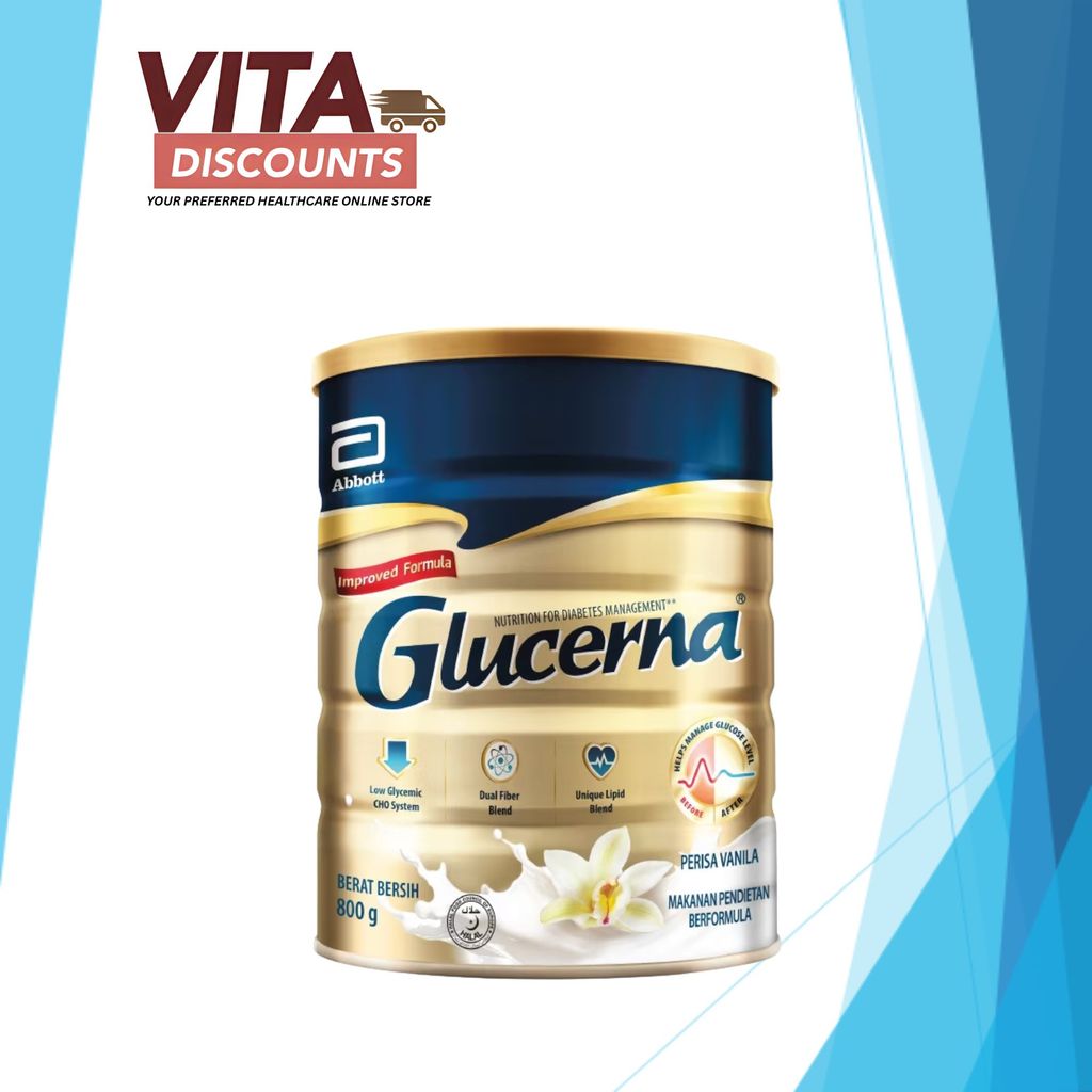 Glucerna Triple Care Powder Vanilla (800g) [Exp 06/2027]