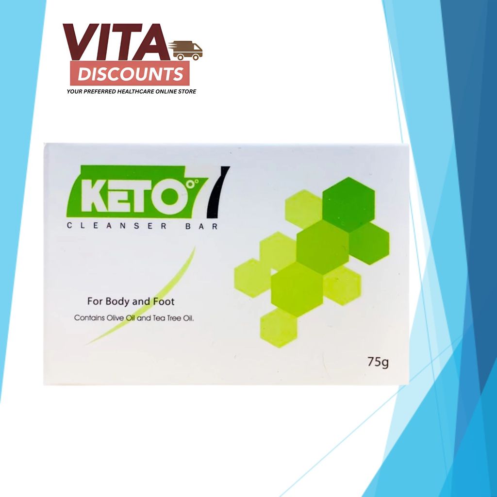 Keto7 Cleanser Bar (75g) [Exp 12/2027]