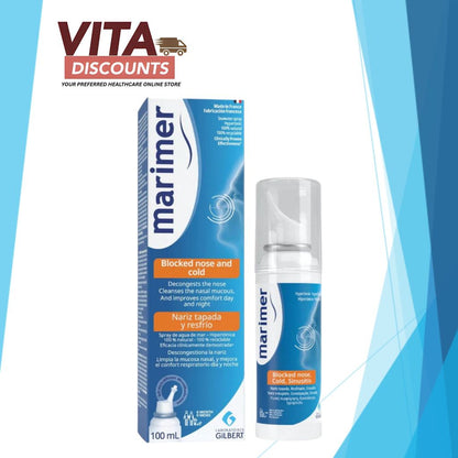 Marimer Blocked Nose And Cold Hypertonic Type Nasal Spray (100ml) [Exp 07/2027]