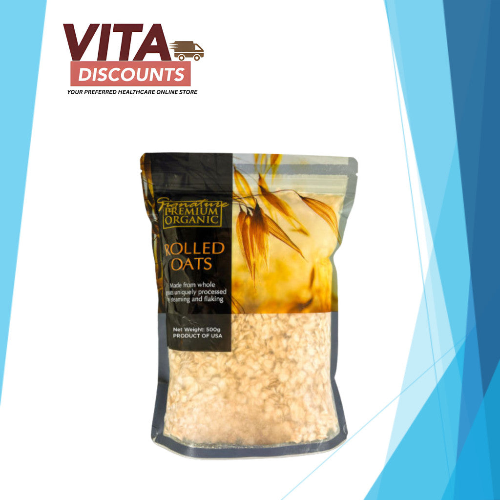 Signature Premium Organic Rolled Oats (500g) [Exp 10/2027]