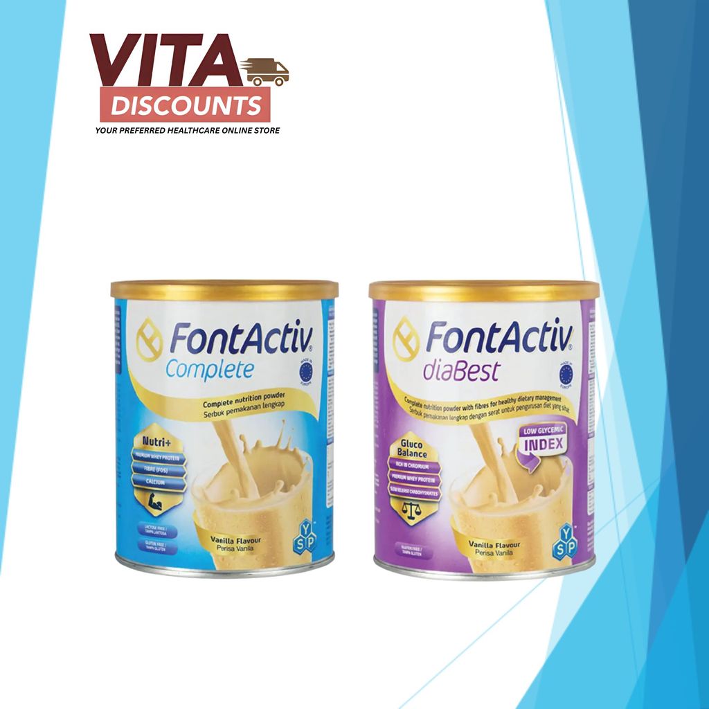 Fontactiv Complete/Diabest Powder Big Tin (800g) [Exp 01/2028]