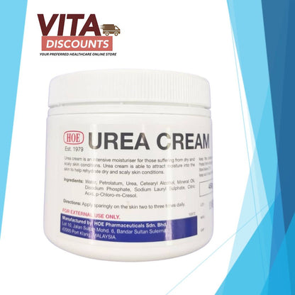 Hoe Urea Cream (450g) [VitaDiscounts Official Store]