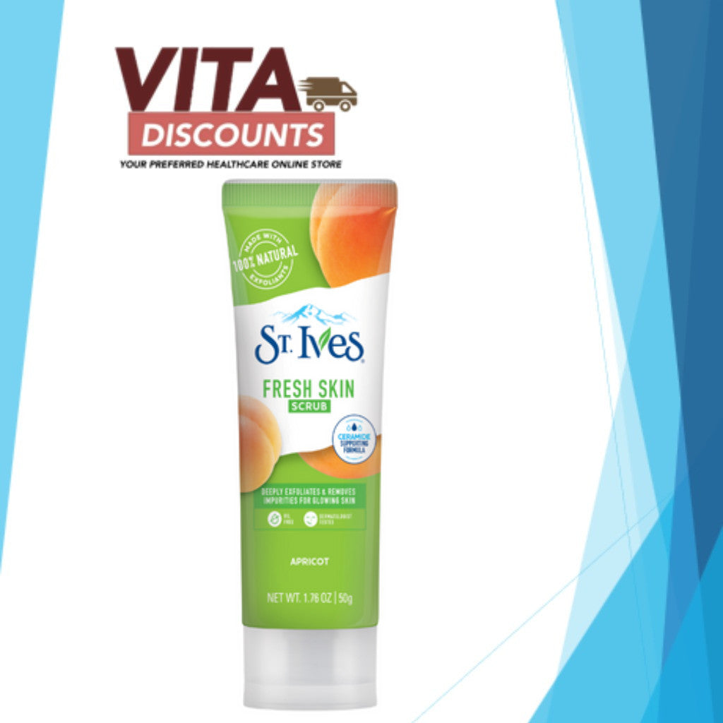 St Ives Fresh Skin/Blackhead Clearing Scrub Small Bottle (50g) [Exp 04/2028]