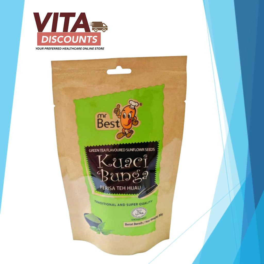 Mr Best Green Tea Sunflower Seeds (80g)