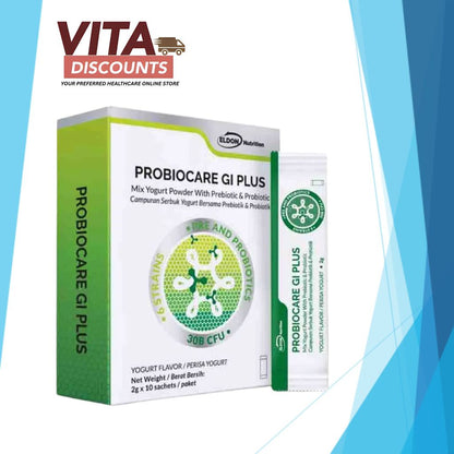 Eldon Nutrition Probiocare Gi Plus Powder (2g) (10's) [Exp 07/2027]  [Extra 2 Gift]
