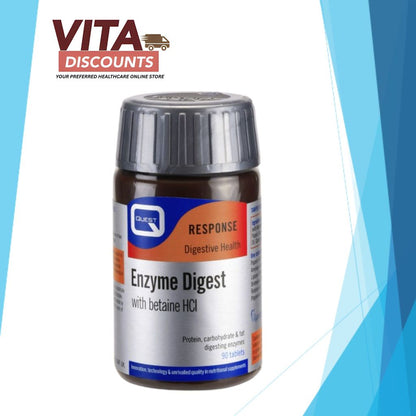 Quest Enzyme Digest With Betaine Hci Tabs (90's) [Exp 01/2027]