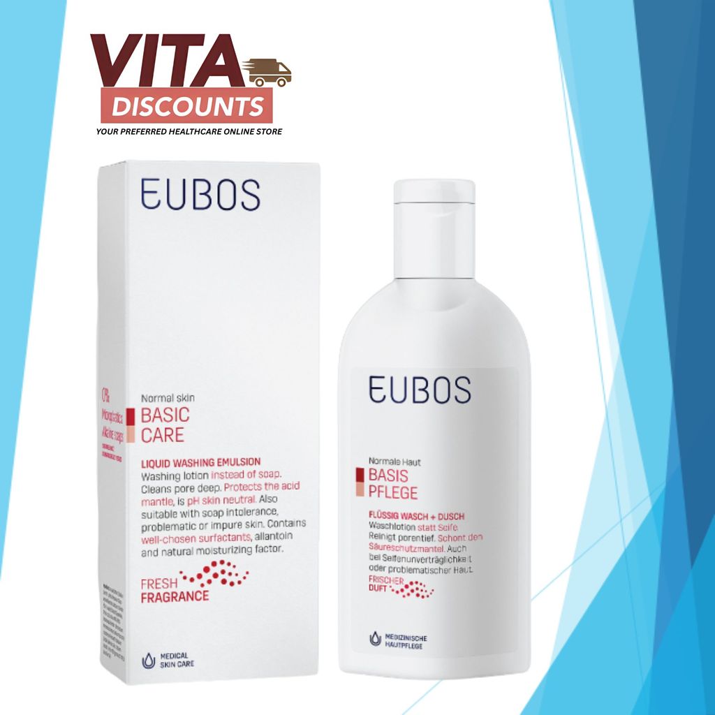 Eubos Liquid Red Washing Emulsion (400 + 400ml) [Exp 02/2030]