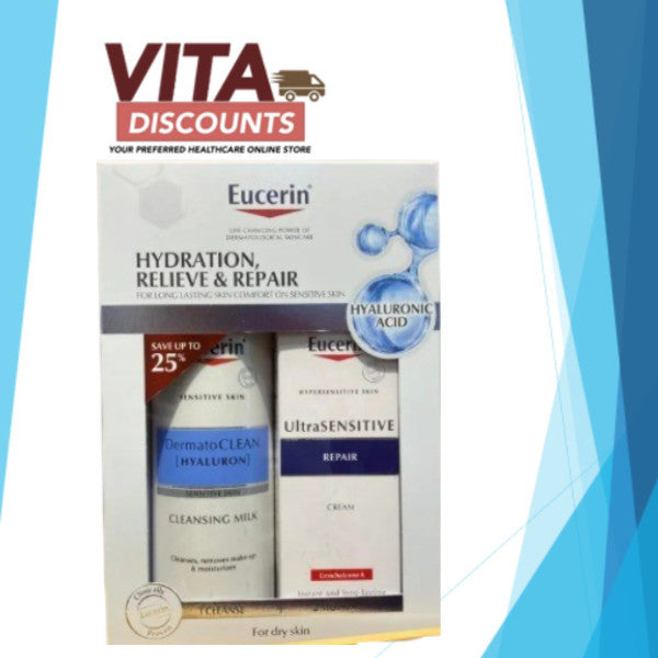 Eucerin Hydration/Relieve & Repair Set