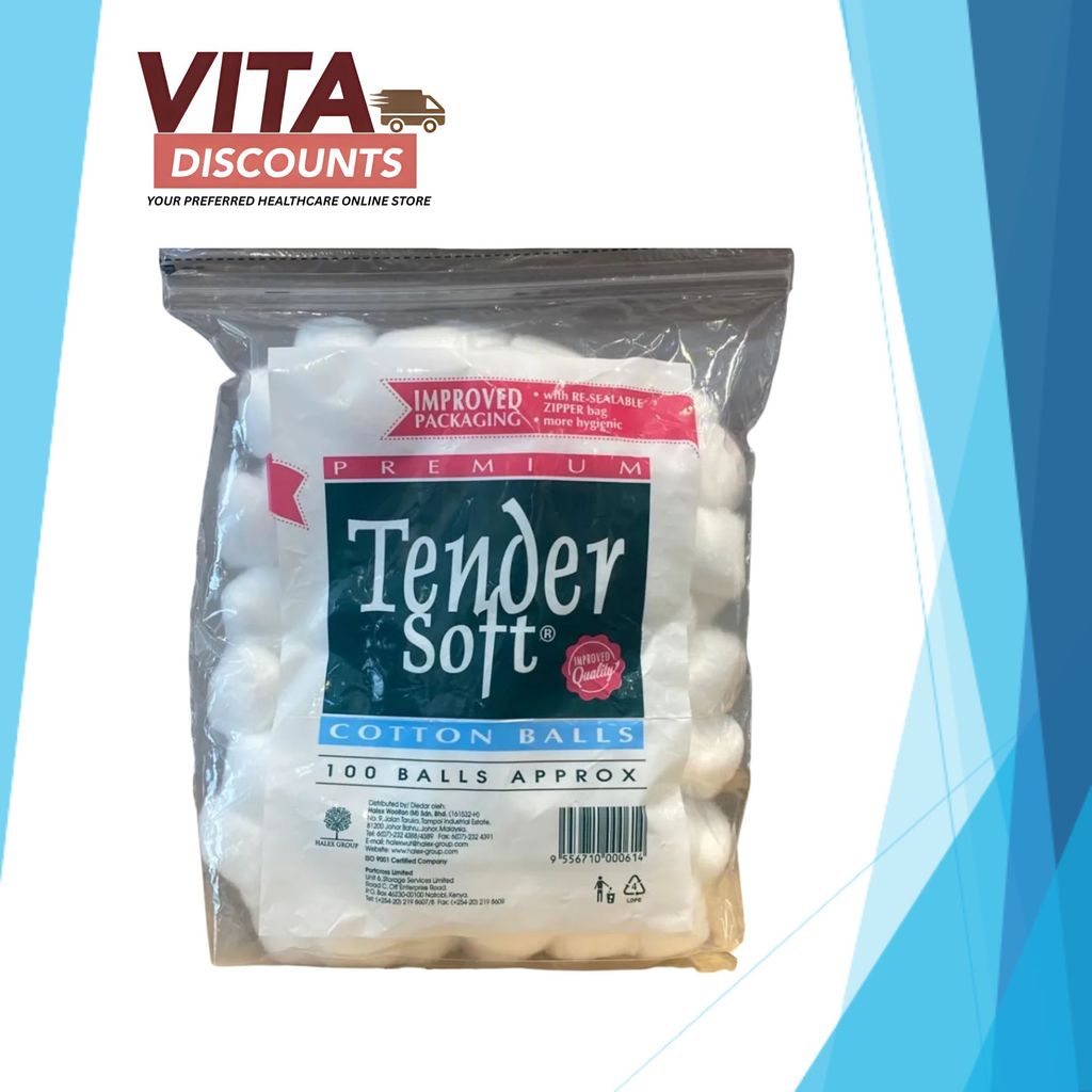 Tender Soft Cotton Balls (100's) [Exp 07/2028]