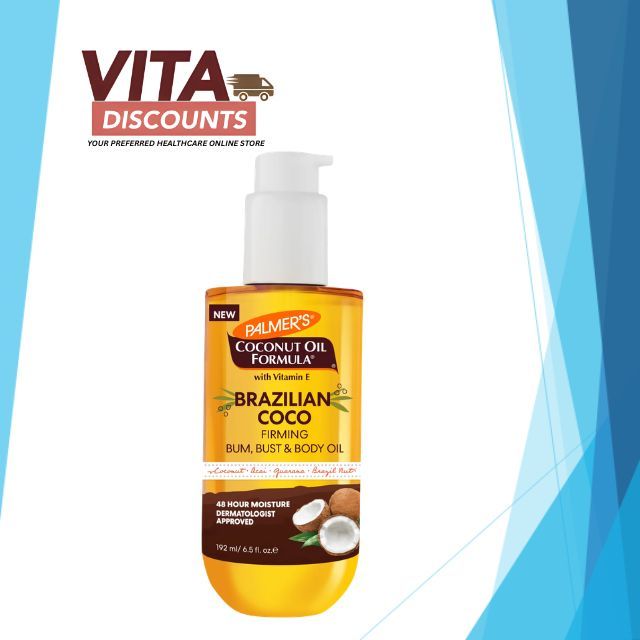 Palmer's Coconut Oil Formula With Vitamin E Brazilian Coco Body Oil (192ML)  [Exp 03/2030]