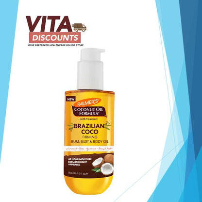 Palmer's Coconut Oil Formula With Vitamin E Brazilian Coco Body Oil (192ML)  [Exp 03/2030]
