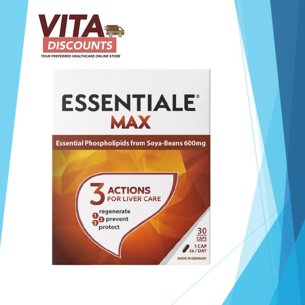 Essentiale Max 600mg Caps New Version Max (30's) [Exp 08/2027]
