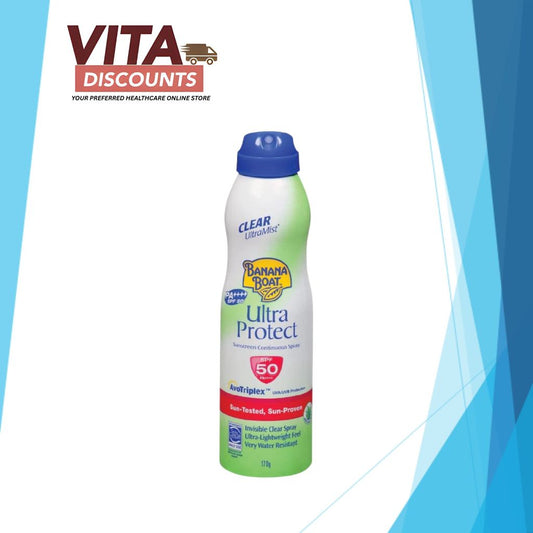 Banana Boat Ultra Protect Sunscreen Spray Spf50 (170g) [Exp 03/2027]