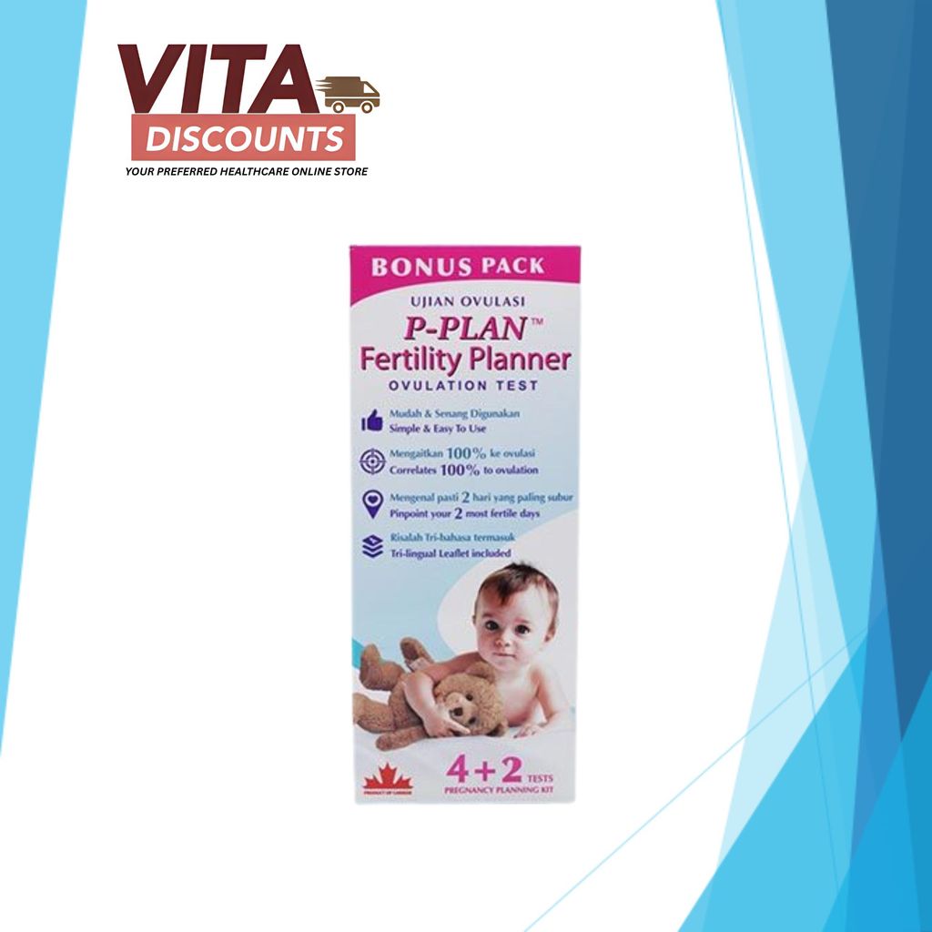 P-Plan Fertility Planner Ovulation Test (1's/4 + 2's)