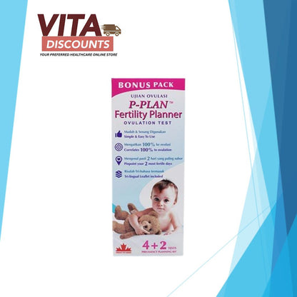 P-Plan Fertility Planner Ovulation Test (1's/4 + 2's)