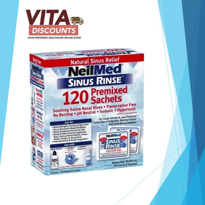 Neilmed Sinus Rinse Sachets Adult (120's) [Exp 05/2029]