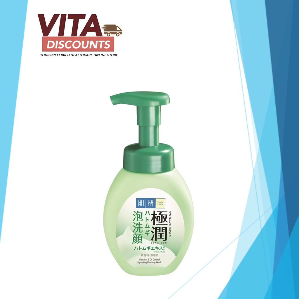 Hada Labo Blemish & Oil Control Hydrating Foaming Wash (160ml) [Exp 05/2028]