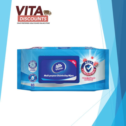 Vinda Multi-Purpose Disinfecting Wipes (80's)