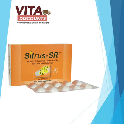 Sitrus-Sr Vitamin C Sr Tablet With Zinc And Selenium Tabs (30's) [Exp 09/2028]