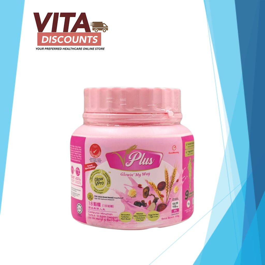 Good Morning V Plus 18 Grains Premium Powder (850g) [Exp 01/2028]