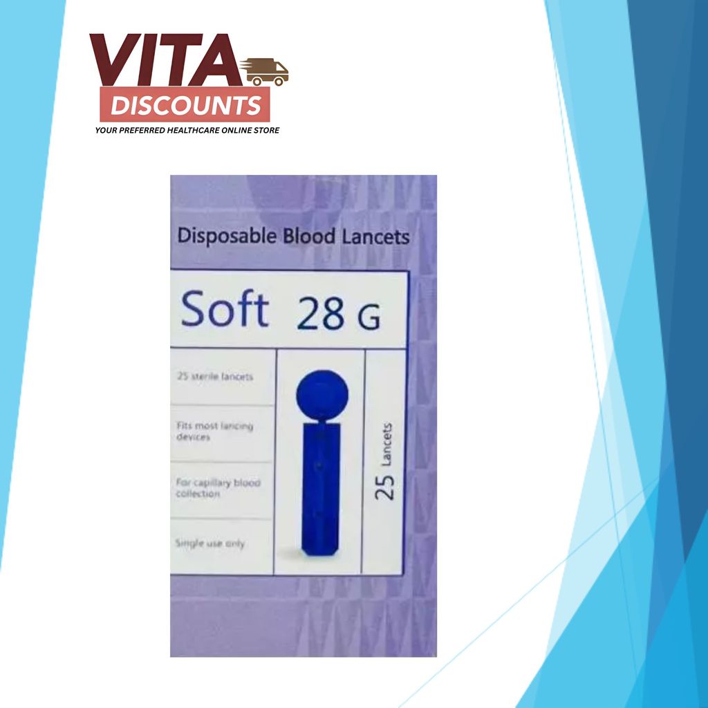Sterilance/Yuwell Disposable Blood Lancets Soft Small Pack (28g x 25's) [Exp 09/2028]