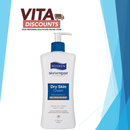 Rosken Skin Repair Dry Skin Cream (400ml) [Exp 03/2028]