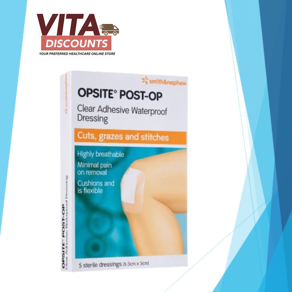 Smith&Nephew Opsite Post-Op (6.5 x 5cm x 5's) [Exp 07/2027]