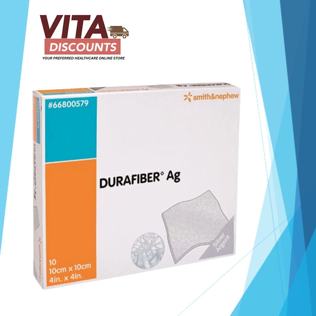 Smith&Nephew Durafiber Ag (10 x 10cm x 10's) R66800579