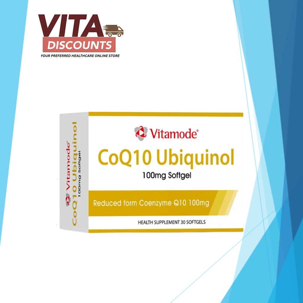 Vitamode Coq10 Ubiquinol 100mg Sgels (30's x 2 Pack)