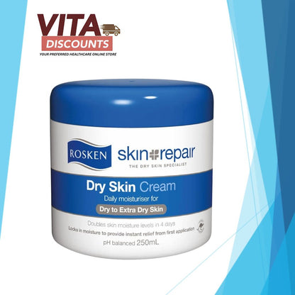 Rosken Skin Repair Dry Skin Cream (250ml x 1/2 Pack) [Exp 08/2028]